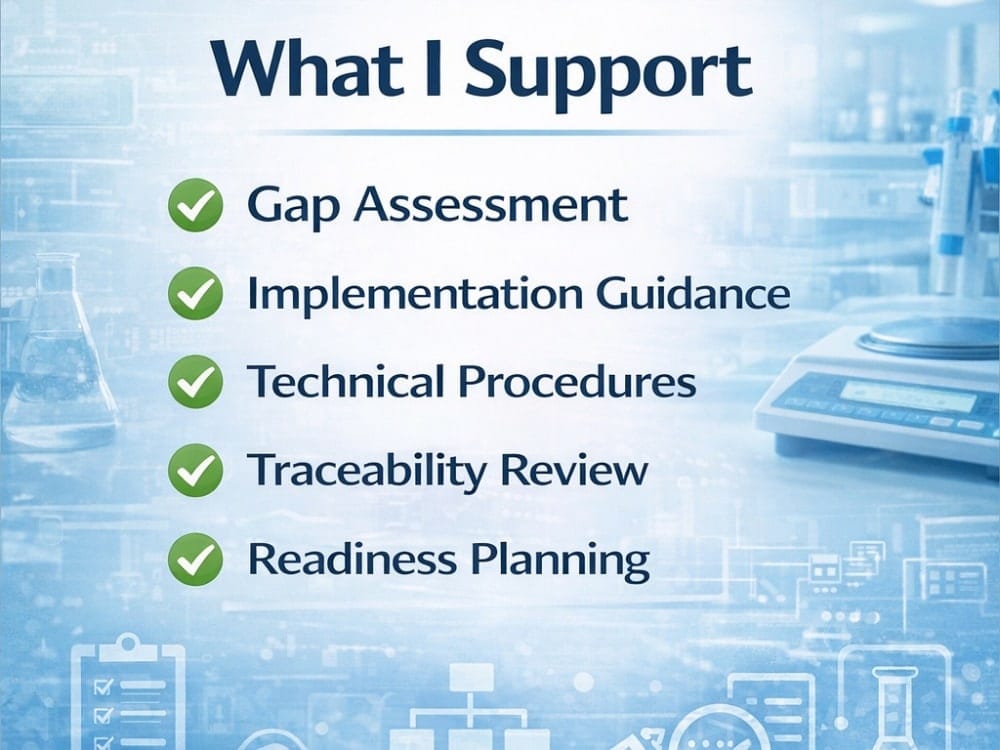 review and support to your ISO 17025 lab implementation - Image 3