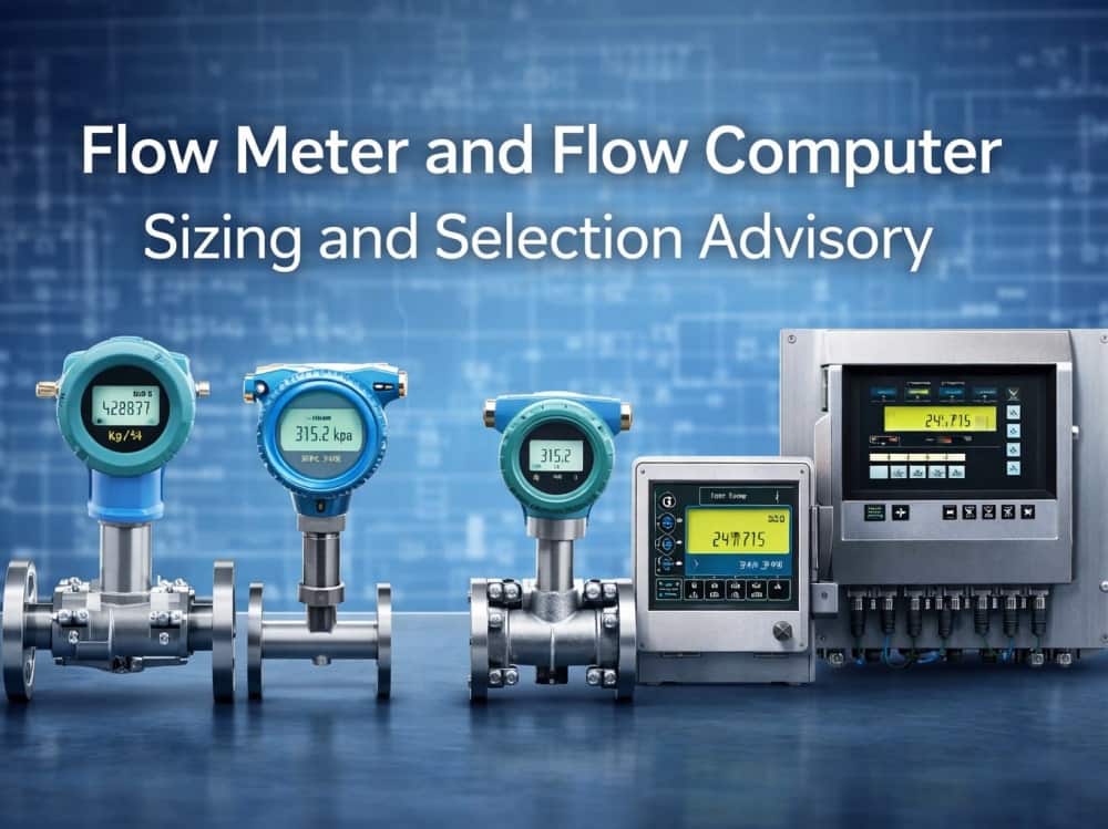 sizing and selecting advisory for flow meters and flow computers